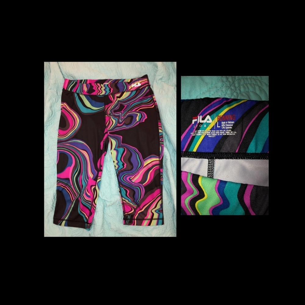 Rainbow colored Capris